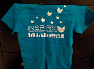 INSPIRE book fair t-shirt